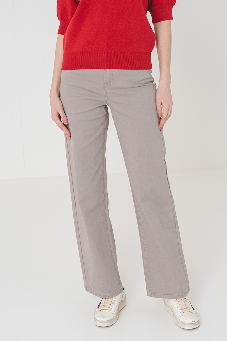 Vero Moda Дънки с памук с широк крачол - Pepit.bg