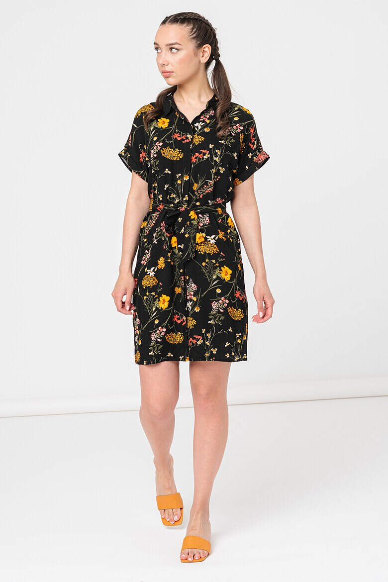Vero Moda Флорална рокля с колан - Pepit.bg