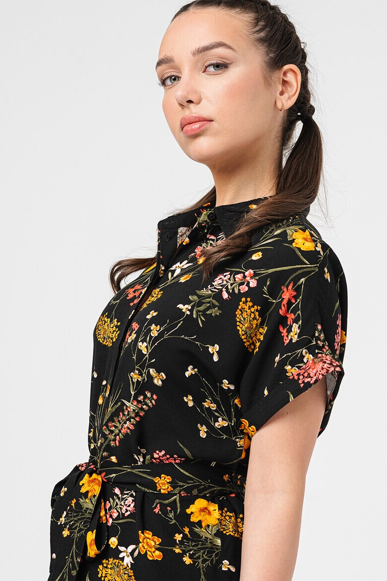 Vero Moda Флорална рокля с колан - Pepit.bg