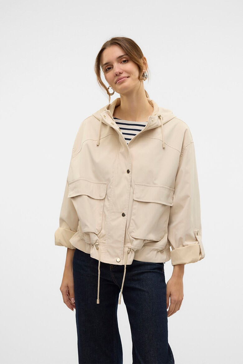 Vero Moda Яке с качулка и капси - Pepit.bg