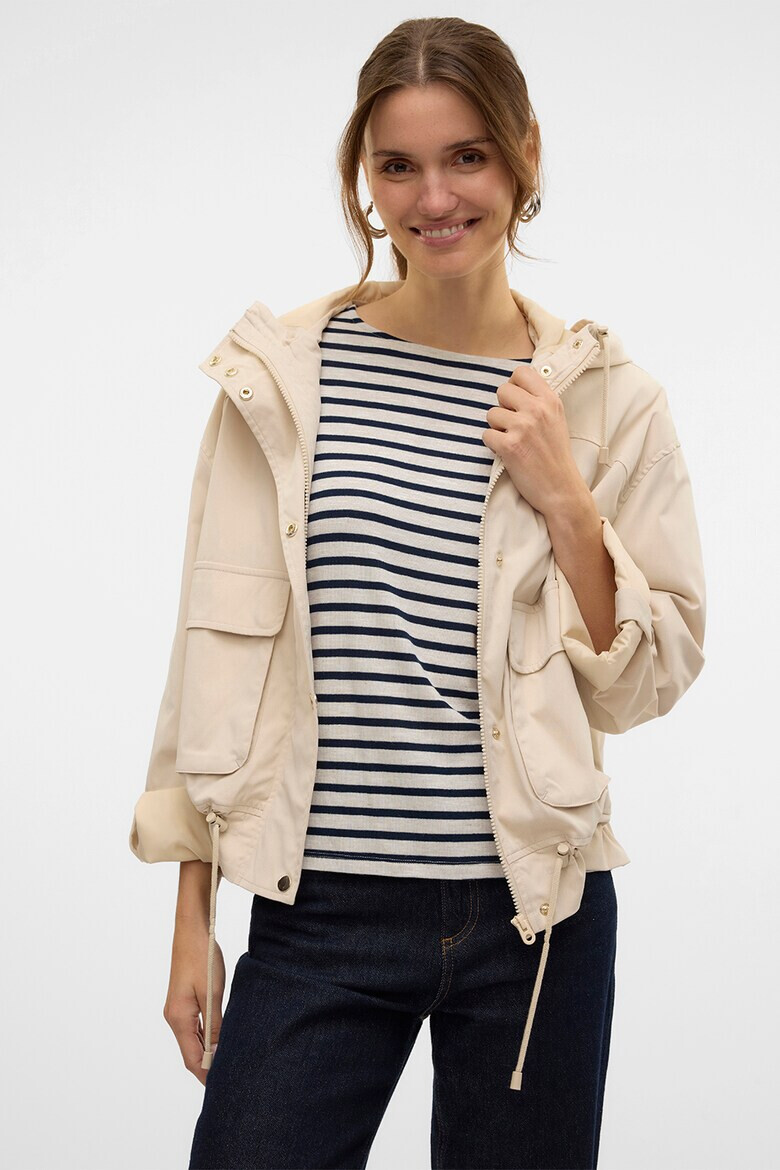 Vero Moda Яке с качулка и капси - Pepit.bg
