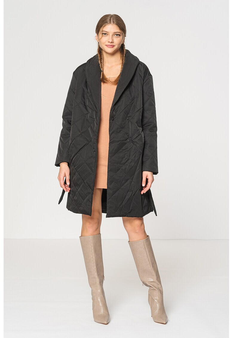 Vero Moda Капитонирано яке Bess с колан - Pepit.bg