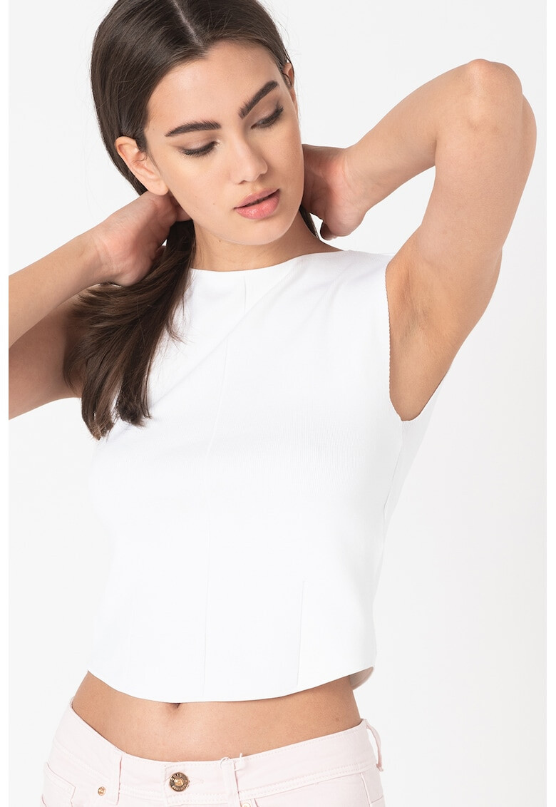 Vero Moda Къс топ Elsa с отвори - Pepit.bg