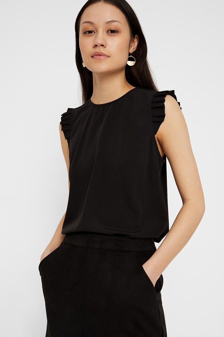 Vero Moda Къса пола от еко велур - Pepit.bg