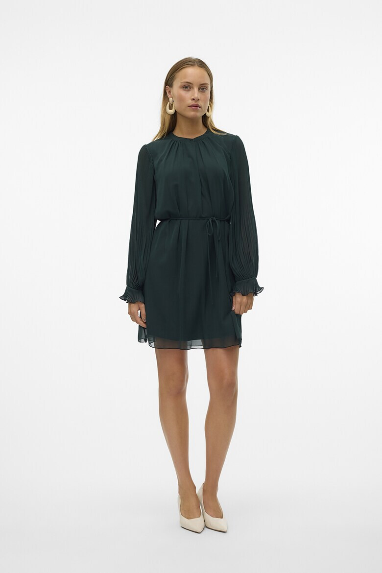 Vero Moda Къса рокля с шпиц и колан - Pepit.bg