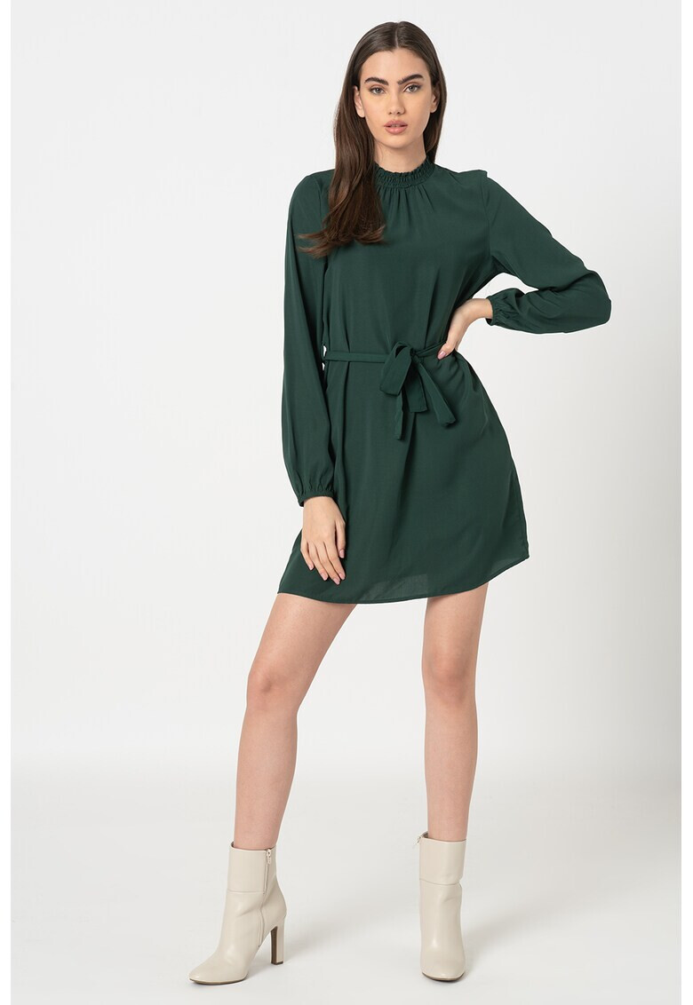 Vero Moda Къса рокля Boa с колан - Pepit.bg