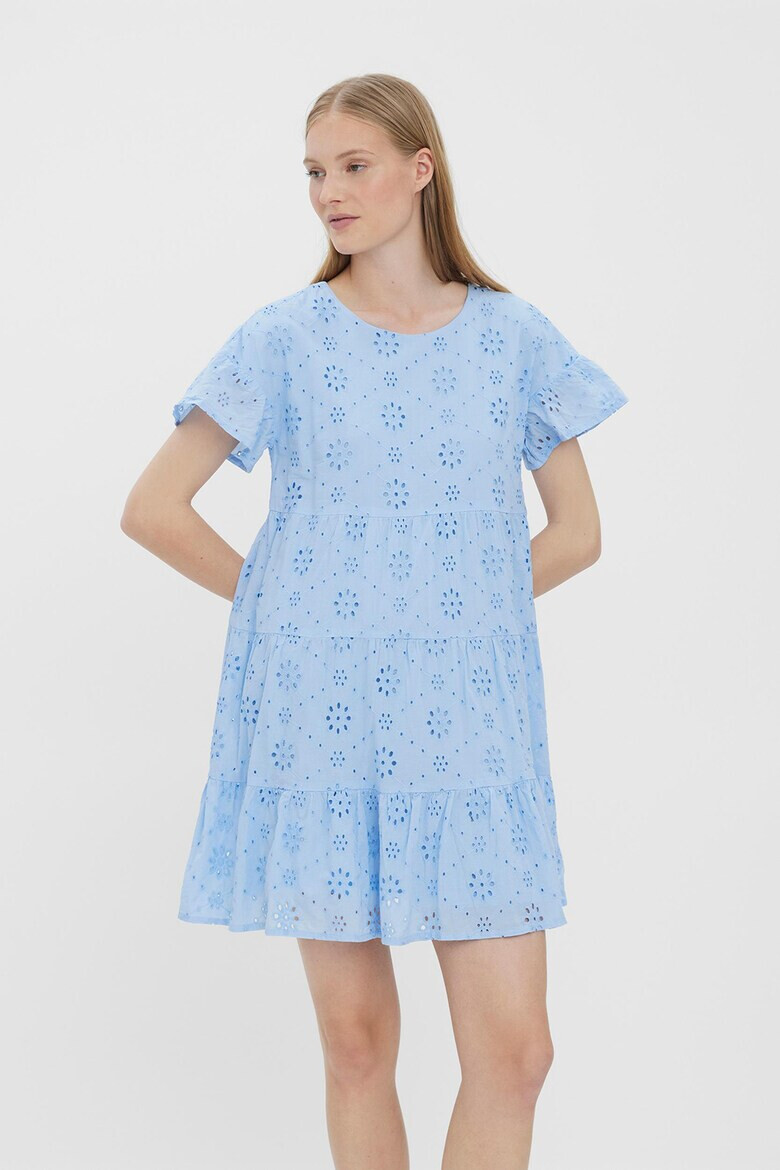 Vero Moda Къса рокля с ажур - Pepit.bg
