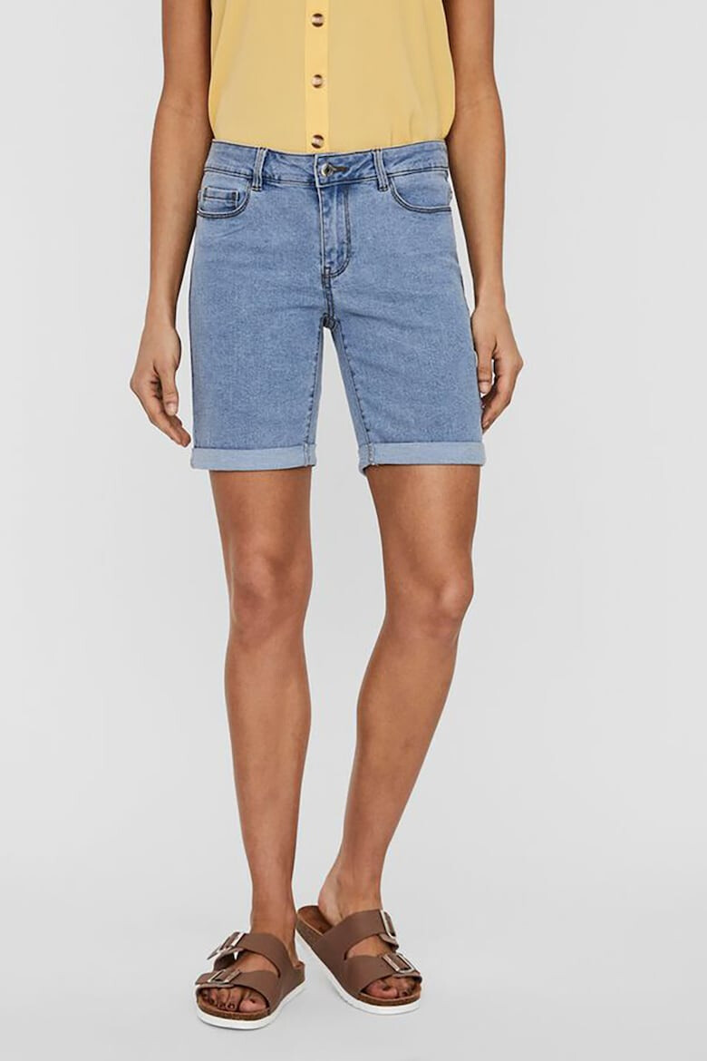 Vero Moda Къси дънки със средна талия - Pepit.bg