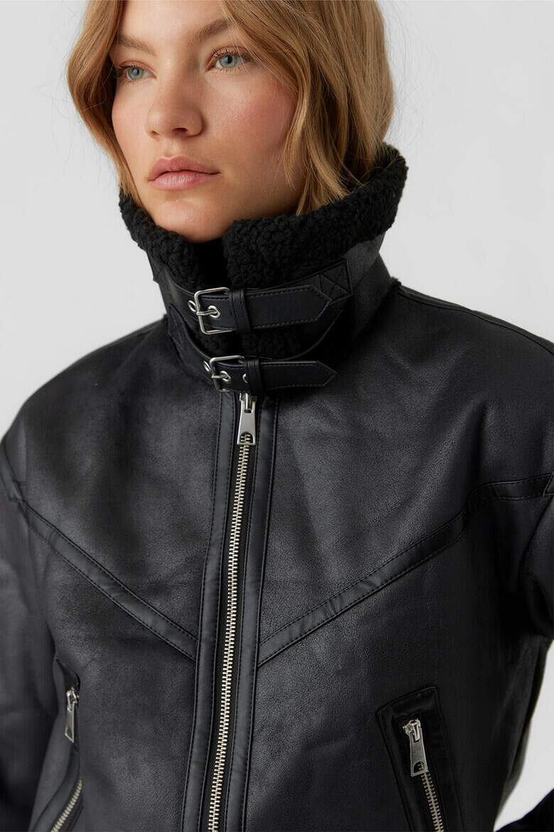 Vero Moda Късо палто с еко пух - Pepit.bg