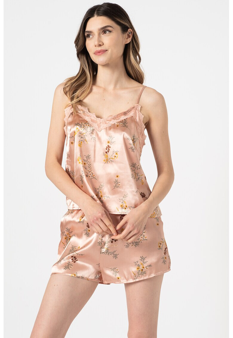Vero Moda Пижама Sille с дантела - Pepit.bg
