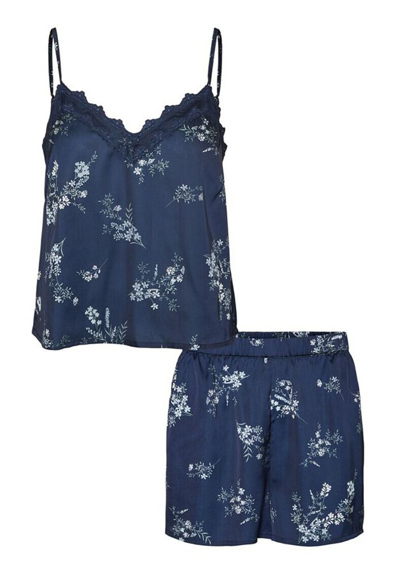 Vero Moda Пижама Sille с дантела - Pepit.bg