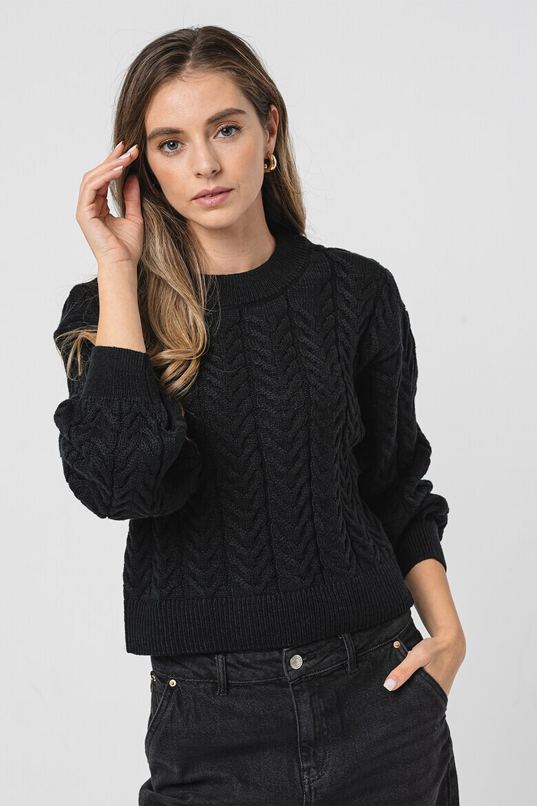 Vero Moda Пуловер Fabulous с плетка осморка - Pepit.bg