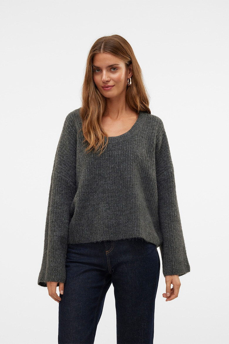 Vero Moda Пуловер Gemma с едра плетка - Pepit.bg