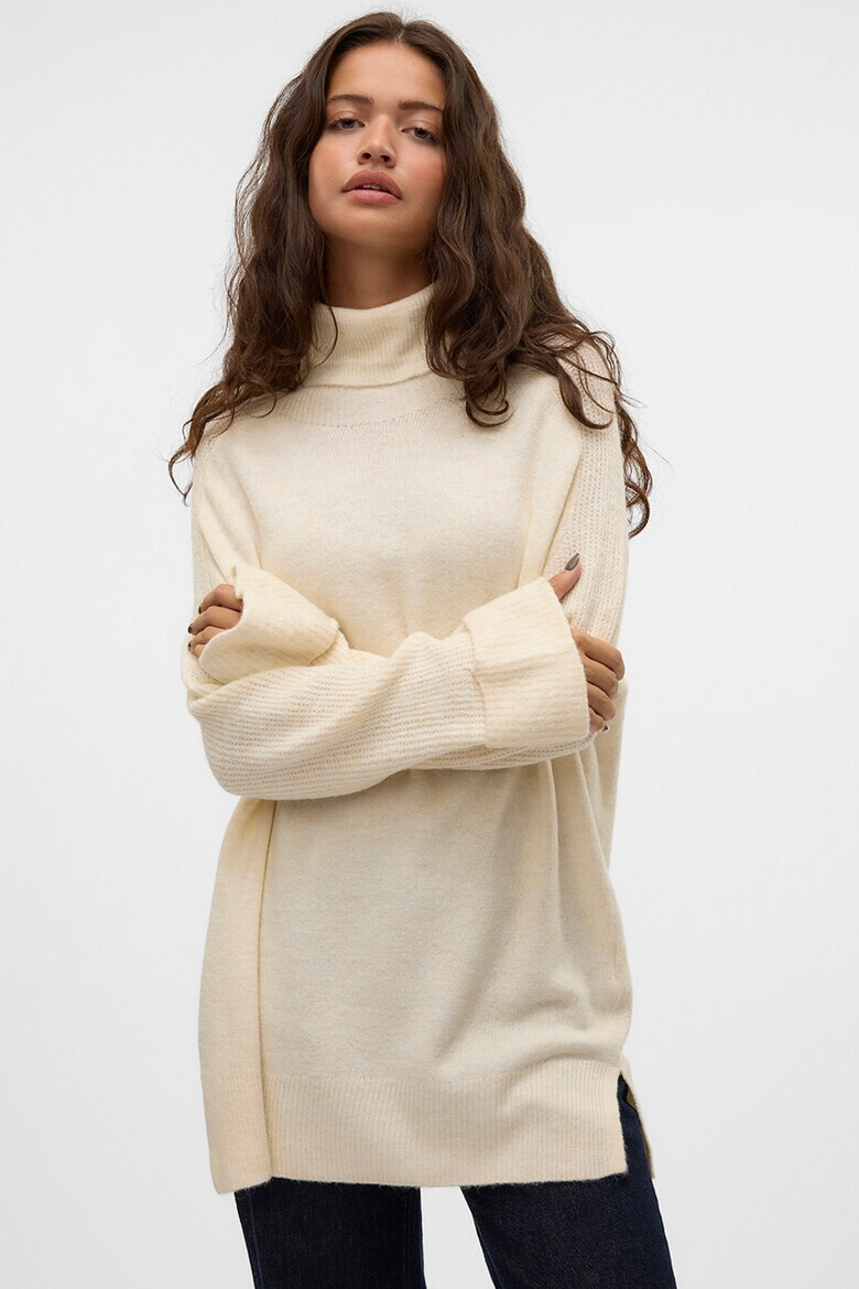 Vero Moda Пуловер Jupiter с поло - Pepit.bg