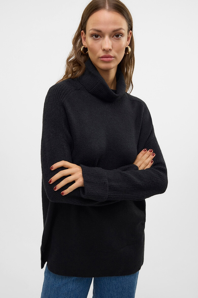 Vero Moda Пуловер Jupiter с поло - Pepit.bg