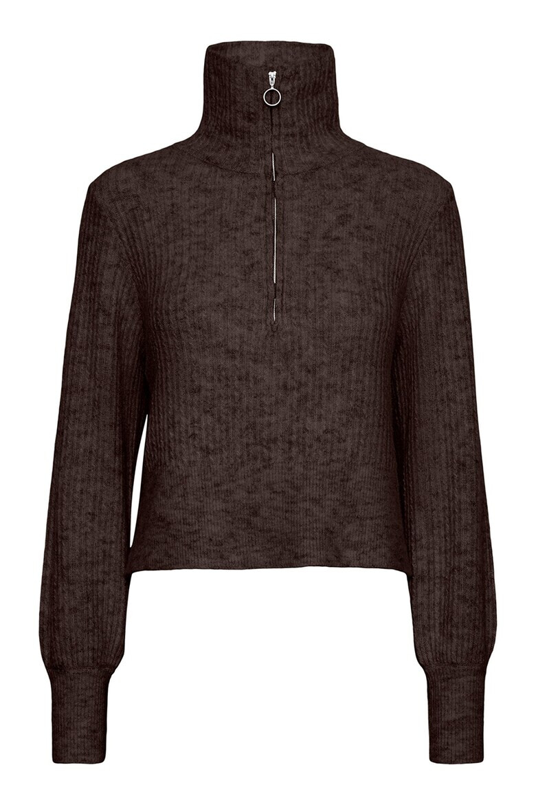 Vero Moda Пуловер с къс цип - Pepit.bg