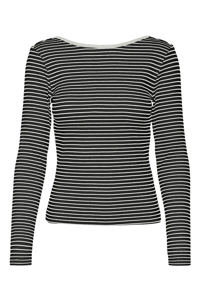 Vero Moda Раирана блуза с дълги ръкави - Pepit.bg