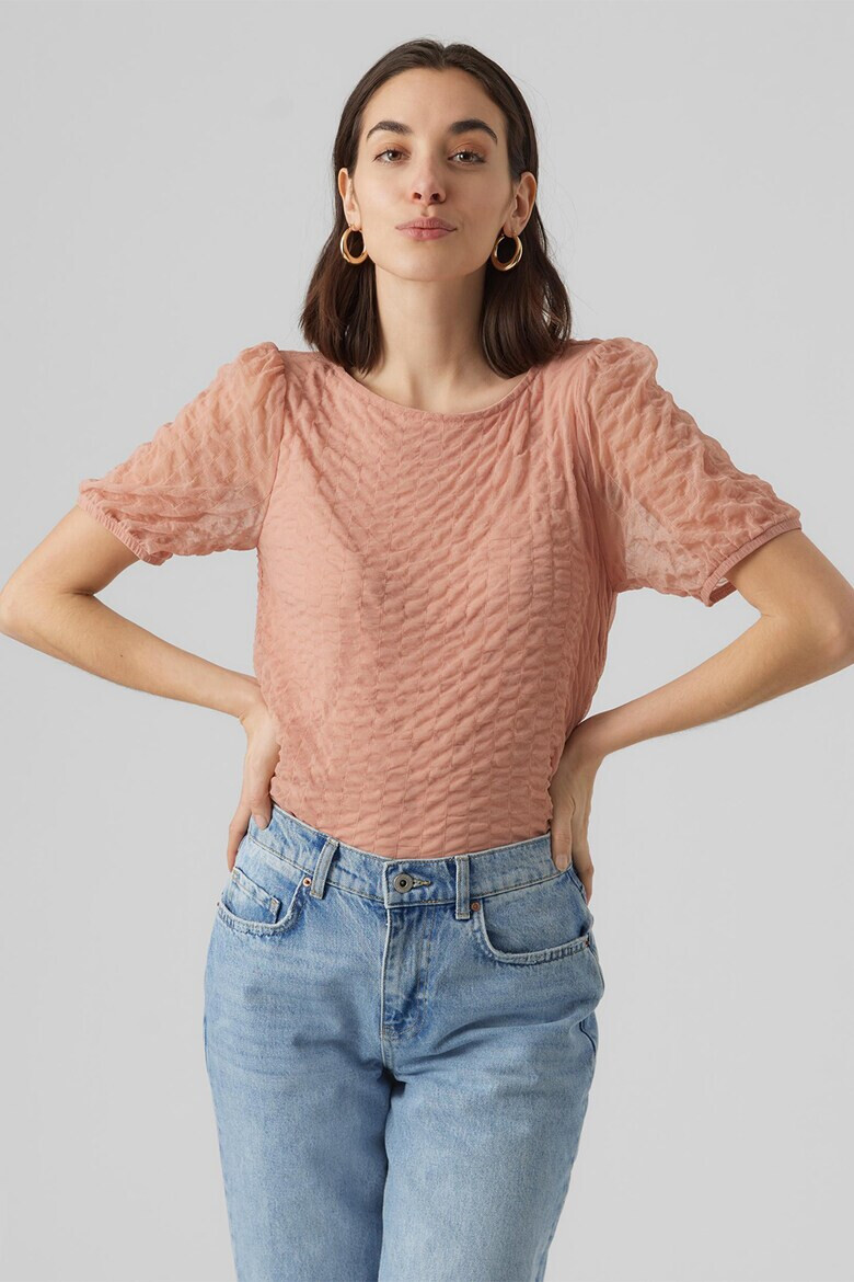 Vero Moda Релефна тениска - Pepit.bg