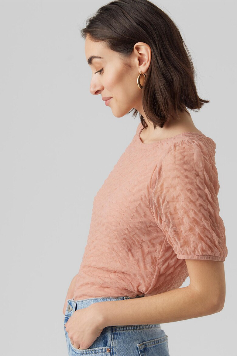 Vero Moda Релефна тениска - Pepit.bg