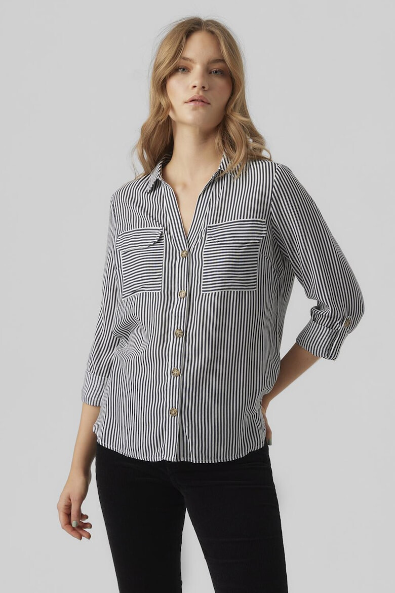 Vero Moda Ежедневна риза с джобове на гърдите - Pepit.bg