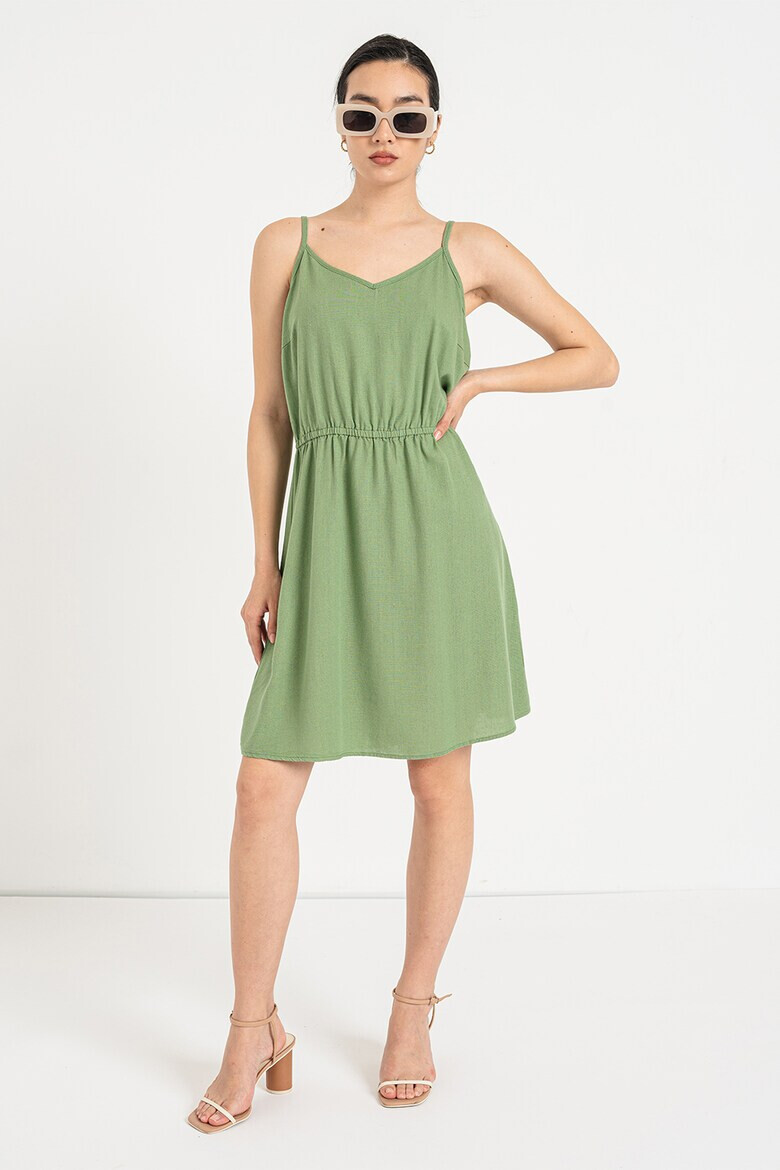 Vero Moda Рокля с лен Milo с шпиц - Pepit.bg