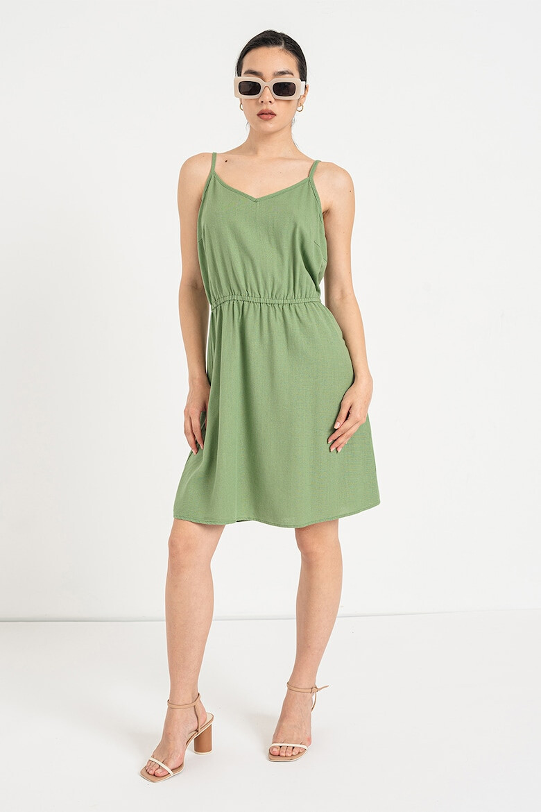 Vero Moda Рокля с лен Milo с шпиц - Pepit.bg