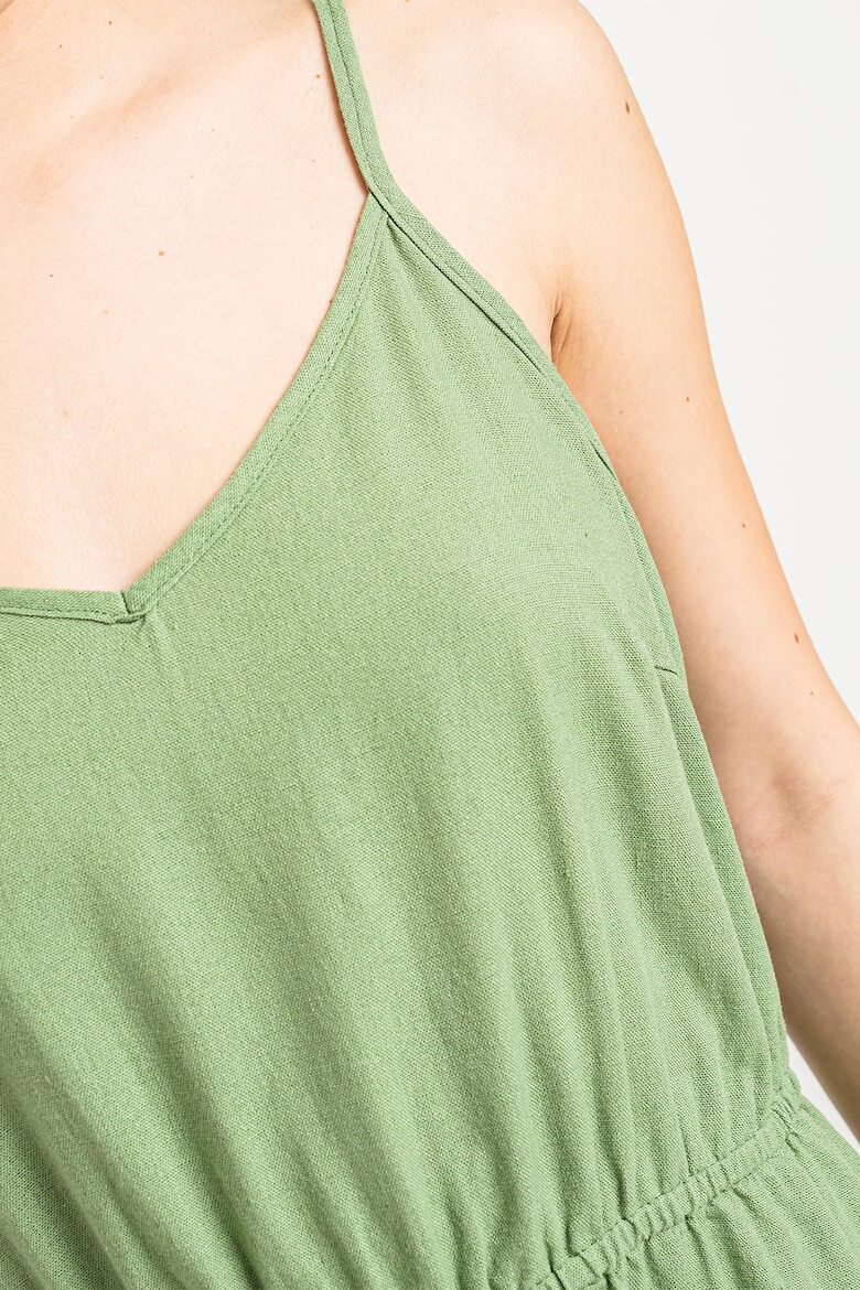 Vero Moda Рокля с лен Milo с шпиц - Pepit.bg