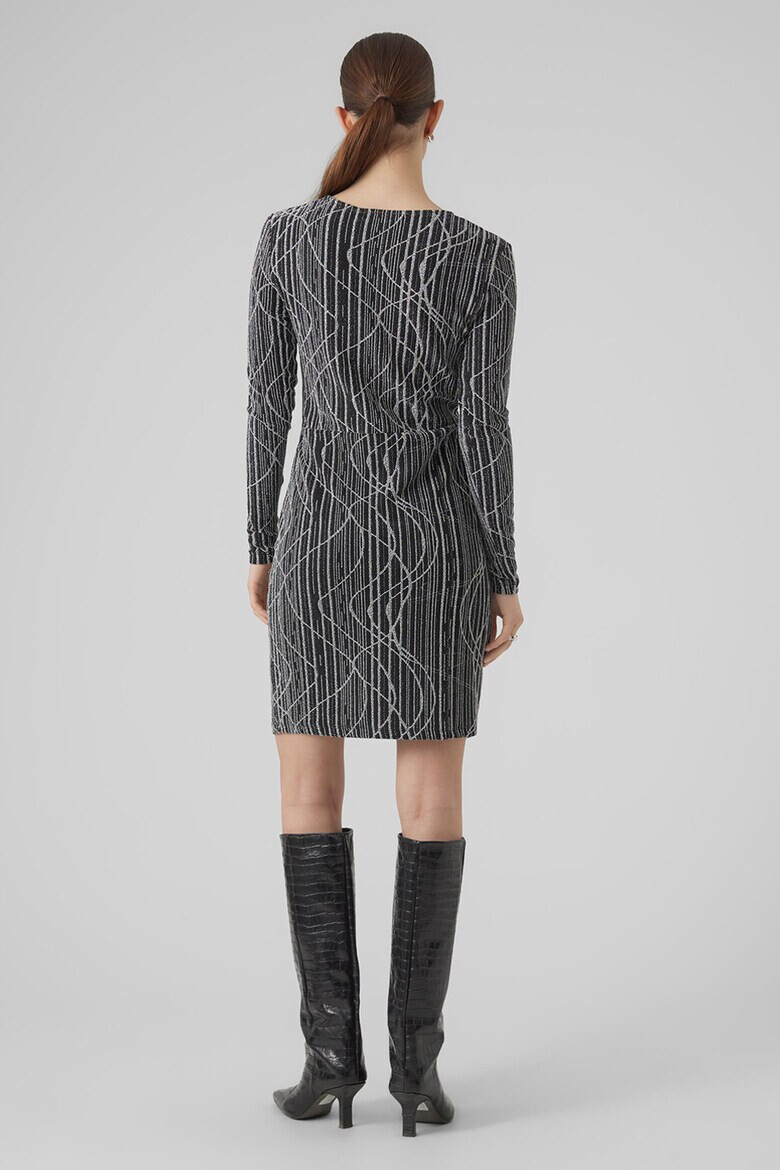 Vero Moda Рокля с шпиц и лурекс - Pepit.bg