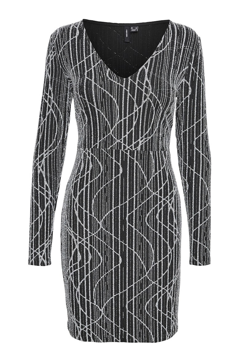 Vero Moda Рокля с шпиц и лурекс - Pepit.bg