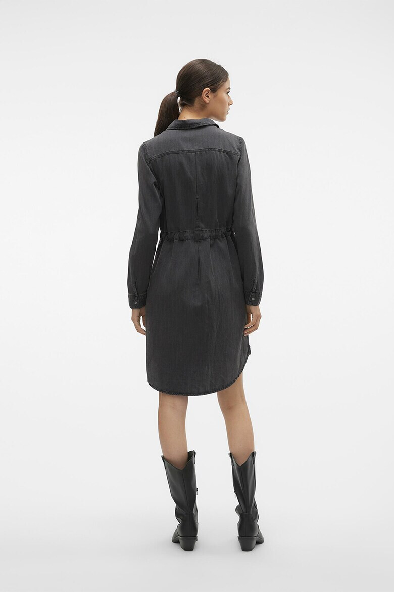Vero Moda Рокля тип риза с лиосел - Pepit.bg