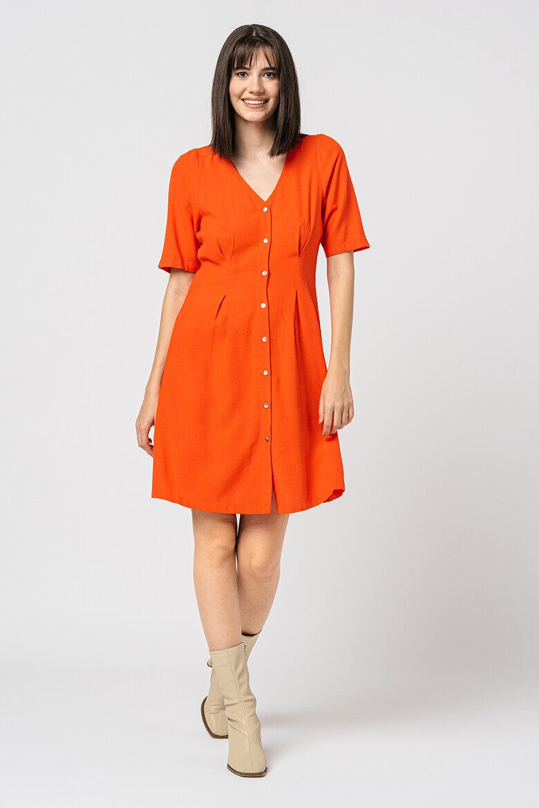 Vero Moda Рокля Jesmilo с лен и шпиц - Pepit.bg