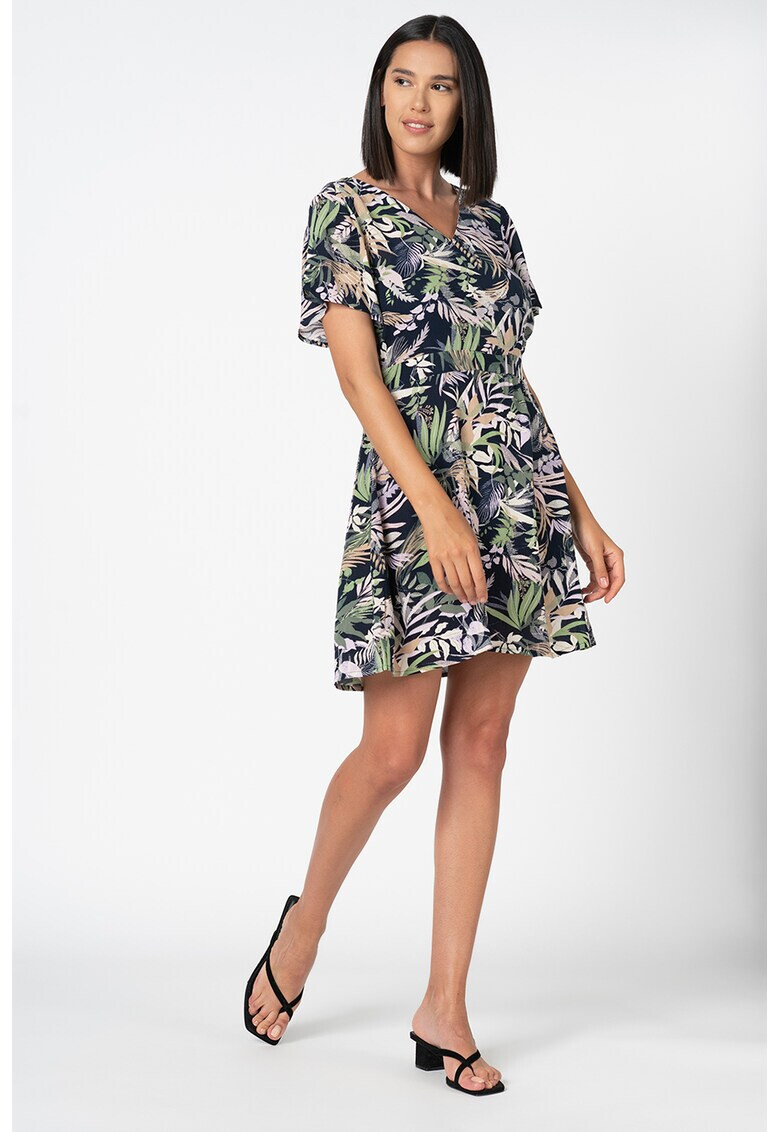 Vero Moda Рокля Phoebe с десен на листа - Pepit.bg