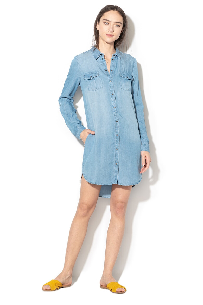 Vero Moda Рокля тип риза от лиосел - Pepit.bg