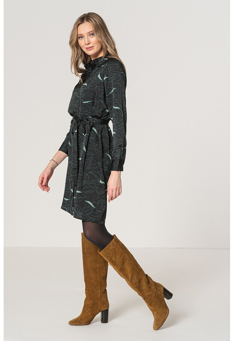 Vero Moda Рокля тип риза Satti с връзка - Pepit.bg