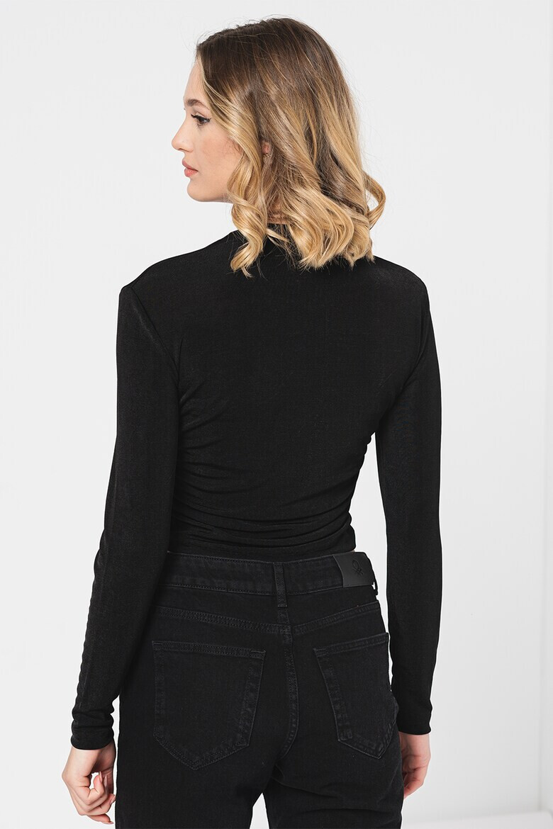 Vero Moda Скъсена блуза с рюш - Pepit.bg
