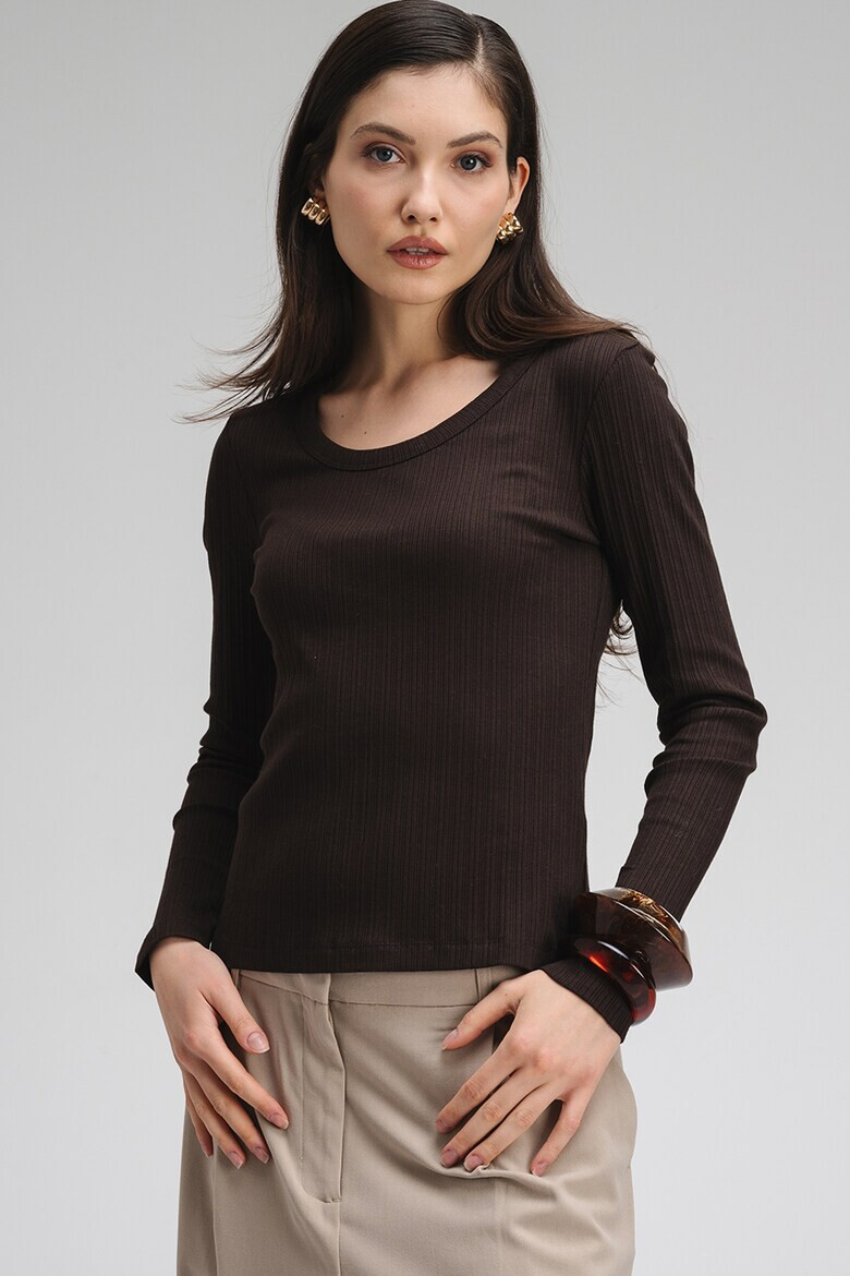 Vero Moda Слим блуза с модал - Pepit.bg