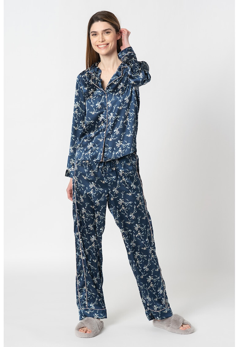 Vero Moda Флорална пижама със сатиниран ефект - Pepit.bg