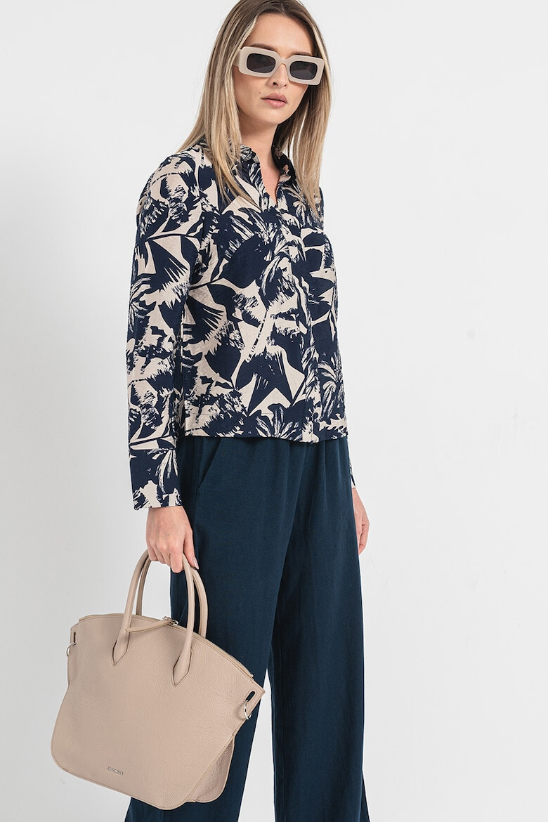 Vero Moda Свободна риза с десен - Pepit.bg