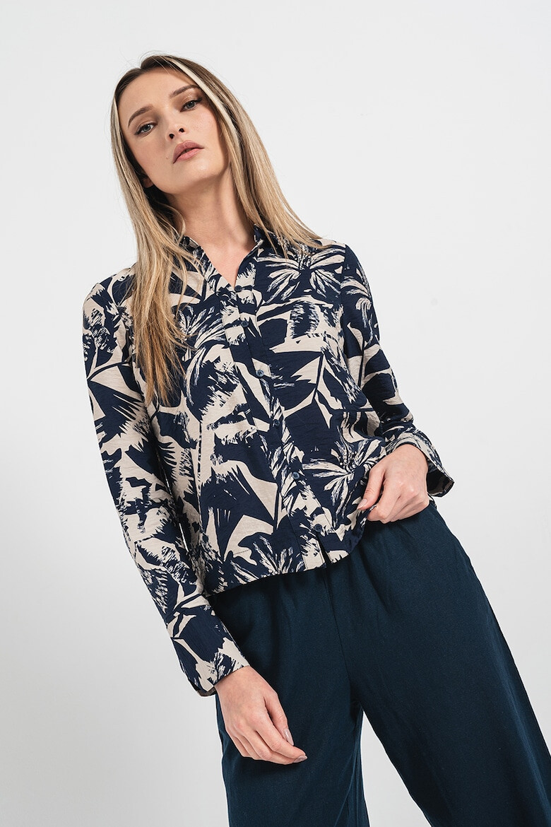 Vero Moda Свободна риза с десен - Pepit.bg