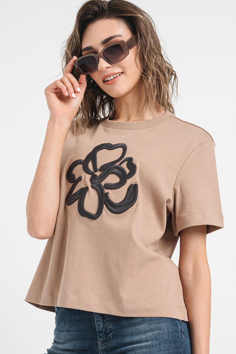 Vero Moda Тениска Caya с бродерии - Pepit.bg