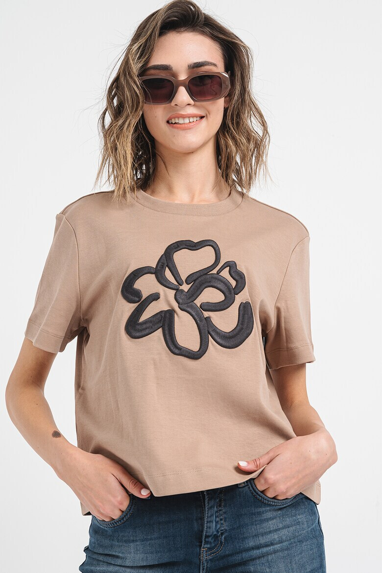 Vero Moda Тениска Caya с бродерии - Pepit.bg