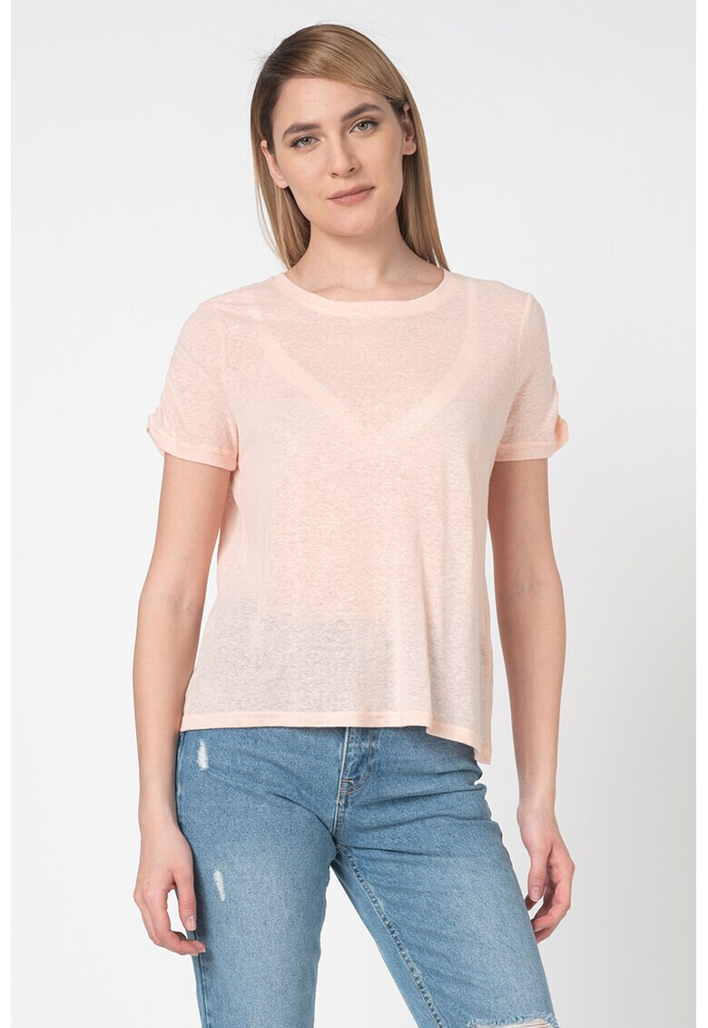 Vero Moda Тениска Hanea с лен - Pepit.bg