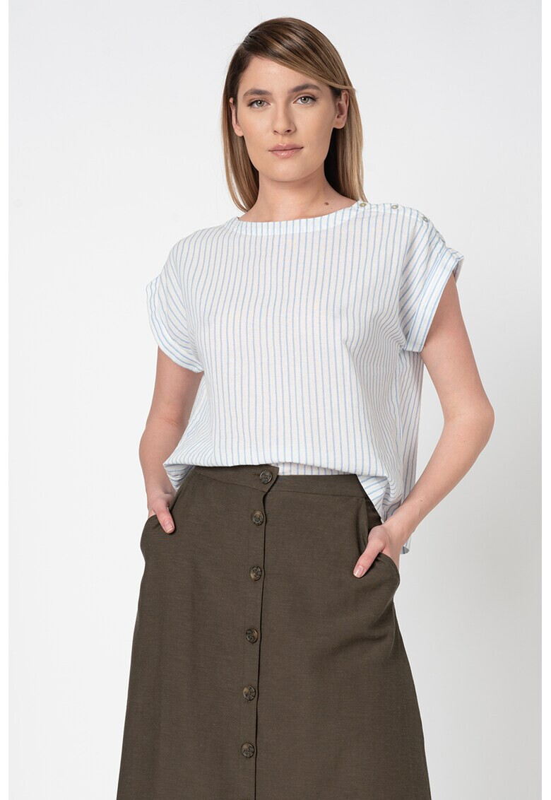 Vero Moda Тениска Heli с рейе - Pepit.bg