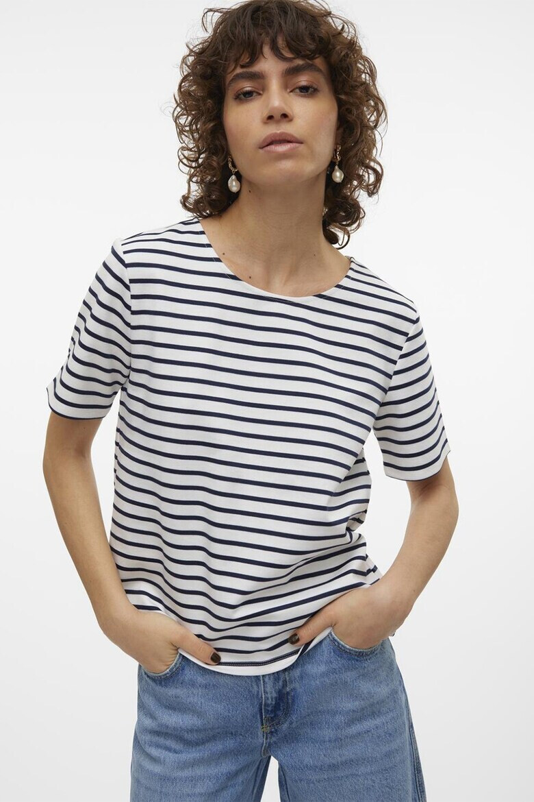Vero Moda Тениска с цип на гърба - Pepit.bg