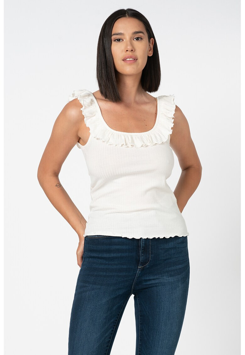 Vero Moda Топ Clara с набирания - Pepit.bg