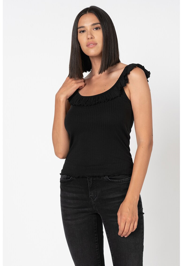 Vero Moda Топ Clara с набирания - Pepit.bg