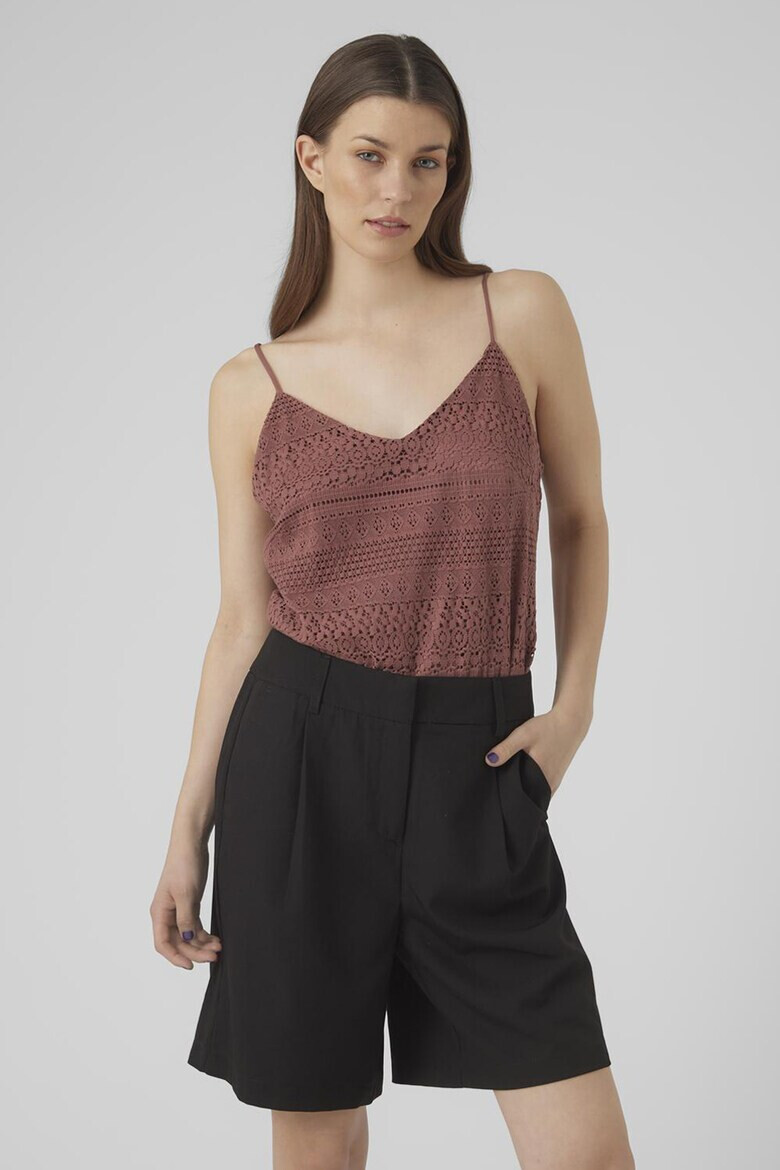 Vero Moda Топ Honey с шпиц деколте - Pepit.bg