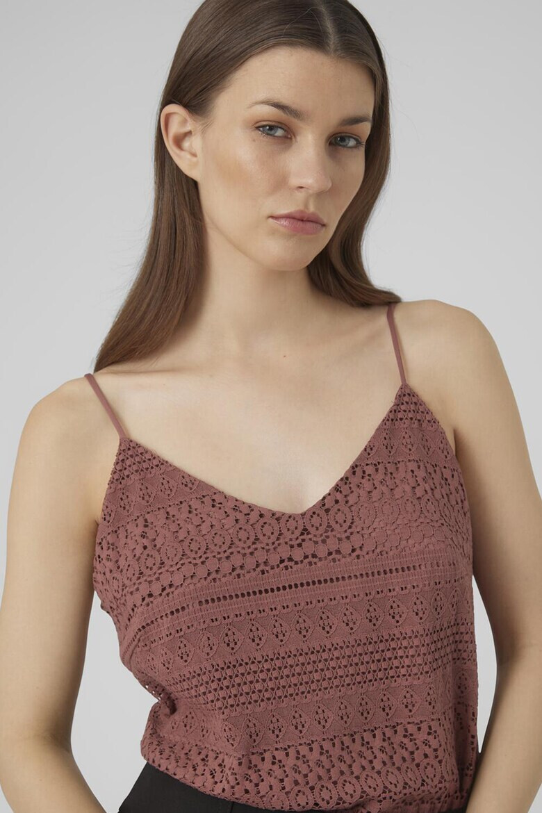 Vero Moda Топ Honey с шпиц деколте - Pepit.bg