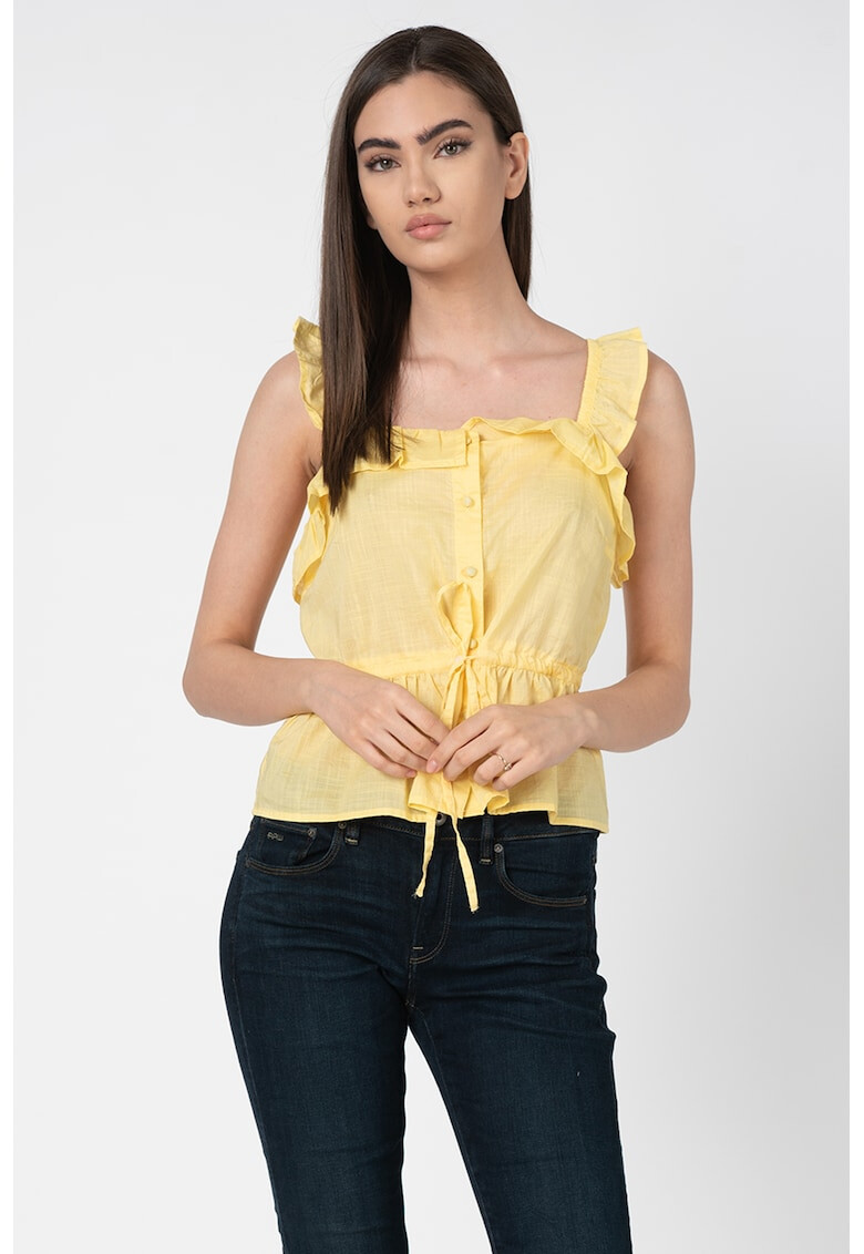 Vero Moda Топ с копчета и дипли - Pepit.bg