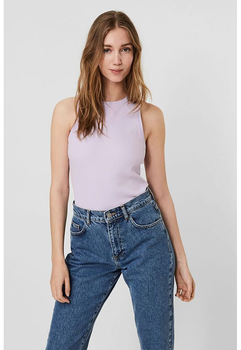 Vero Moda Топ с овално деколте V - Pepit.bg